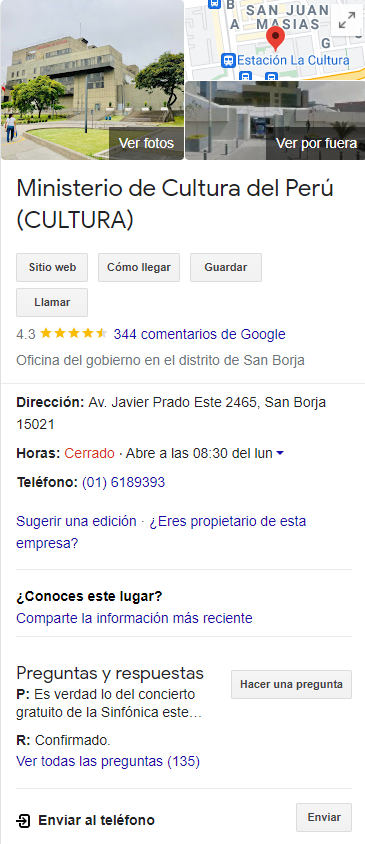 Seo de Google para localización